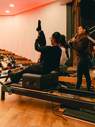 Workshops práticos de Pilates